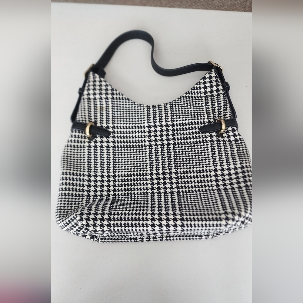 Talbots Herringbone Hobo Tote - Picture 6 of 7